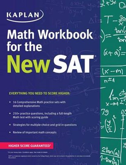 Kaplan Math Workbook for the New SAT, Kaplan Test Prep - Paperback - 9781625231550