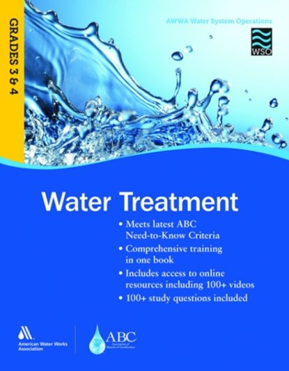 WSO Water Treatment, Grades 3 & 4, American Water Works Association - Paperback - 9781625761255