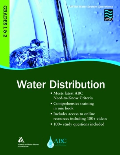 WSO Water Distribution, Grades 1 & 2, American Water Works Association - Paperback - 9781625761262