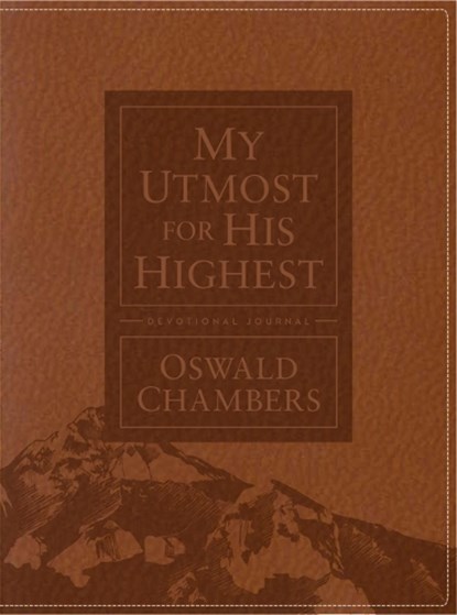 My Utmost for His Highest Devotional Journal: Updated Language, Oswald Chambers - Gebonden - 9781627077347
