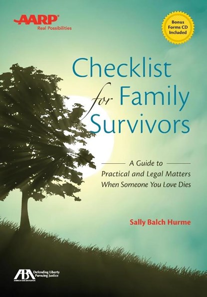 ABA/AARP Checklist for Family Survivors, Sally Balch Hurme - Paperback - 9781627222822
