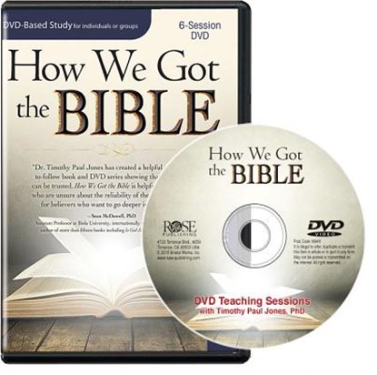 How We Got the Bible 6-Session DVD Based Study Leader Pack, Timothy Paul Jones - AVM - 9781628622065