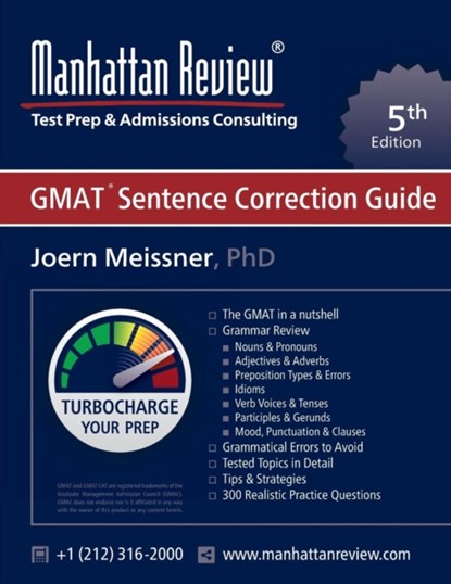 Manhattan Review GMAT Sentence Correction Guide [5th Edition], Joern Meissner ; Manhattan Review - Paperback - 9781629260228