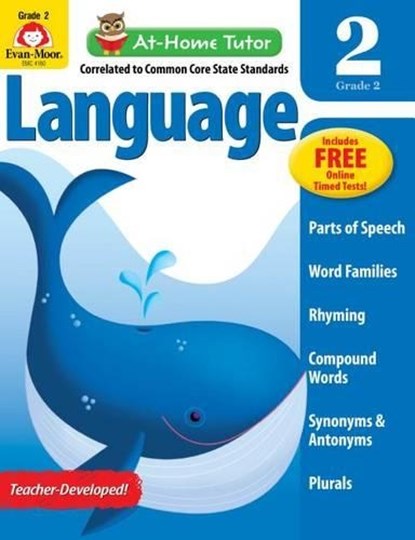 At Home Tutor Language, Grade 2, Evan-Moor Educational Publishers - Paperback - 9781629380032