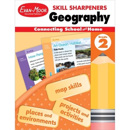 Skill Sharpeners: Geography, Grade 2, Evan-Moor Educational Publishers - Paperback - 9781629384696