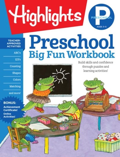 Preschool Big Fun Workbook, Highlights - Paperback - 9781629797625