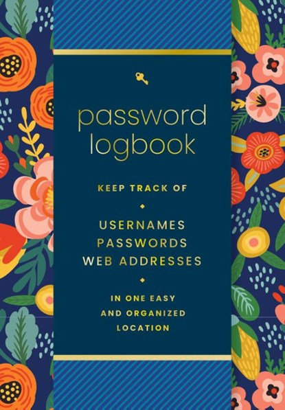 Password Logbook (Hip Floral), Editors of Rock Point - Gebonden - 9781631069567