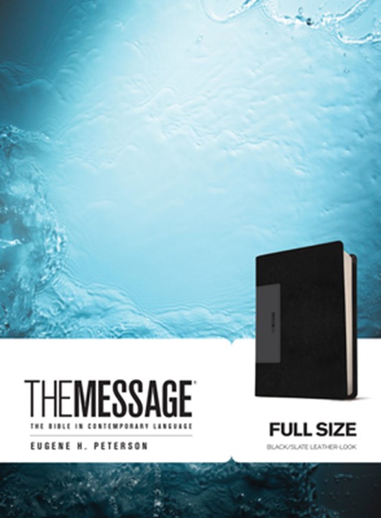 The Message Full Size (Leather-Look, Black/Slate)