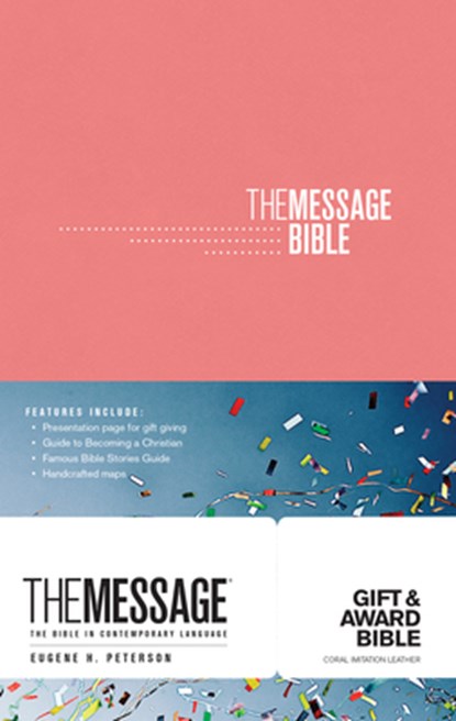 The Message Gift and Award Bible, Eugene H. Peterson - Paperback - 9781631467721