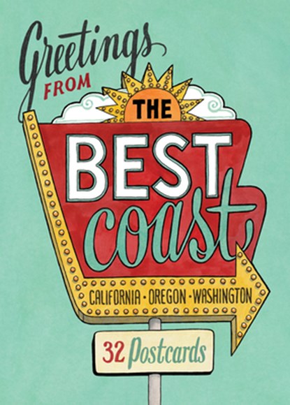 Greetings from the Best Coast: 32 Postcards, Chandler O'Leary - Overig - 9781632172839