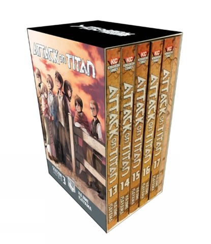 Attack On Titan Season 3 Part 1 Manga Box Set, Hajime Isayama - Paperback - 9781632366559