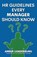 HR Guidelines Every Manager Should Know, Amber Vanderburg - Paperback - 9781633023499