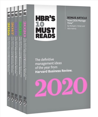 5 Years of Must Reads from HBR: (5 Books), Harvard Business Review ; Michael E. Porter ; Joan C. Williams ; Adam Grant - Paperback - 9781633699816