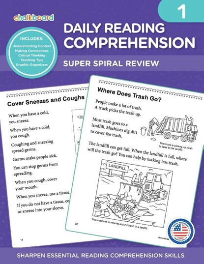 Daily Reading Comprehension Grade 1, Rita Vanden Heuvel ; Helen Mason ; Elizabeth MacLeod - Paperback - 9781634459785