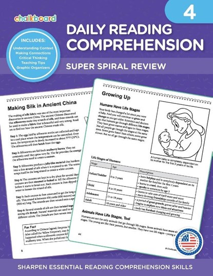 Daily Reading Comprehension Grade 4, David MacDonald ; Elizabeth MacLeod ; Janis Barr - Paperback - 9781634459815