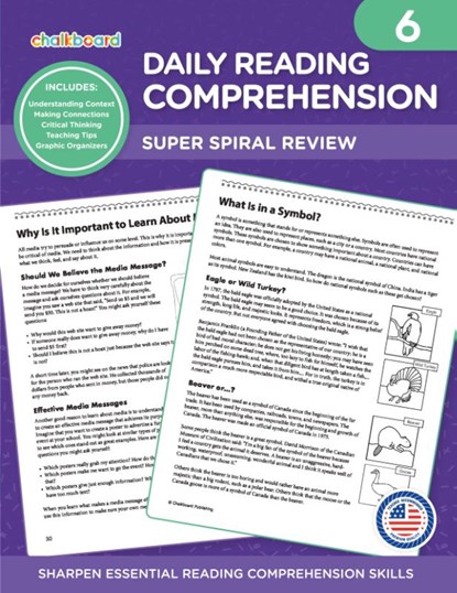 Daily Reading Comprehension Grade 6, David MacDonald ; Elizabeth MacLeod ; Janis Barr - Paperback - 9781634459839