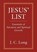 Jesus' List, LONG,  J. C. - Paperback - 9781634911566