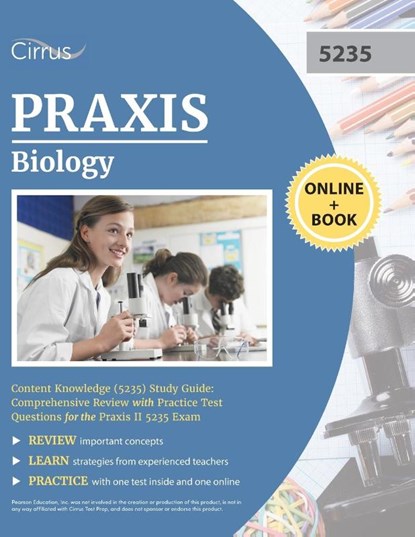 Praxis Biology Content Knowledge (5235) Study Guide, Cirrus - Paperback - 9781635309577