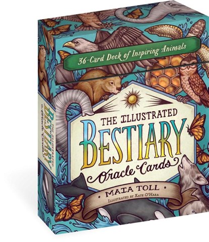 The Illustrated Bestiary Oracle Cards, Maia Toll - Losbladig - 9781635864861