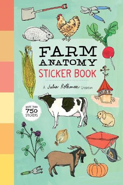 Farm Anatomy Sticker Book, Julia Rothman - Paperback - 9781635865387