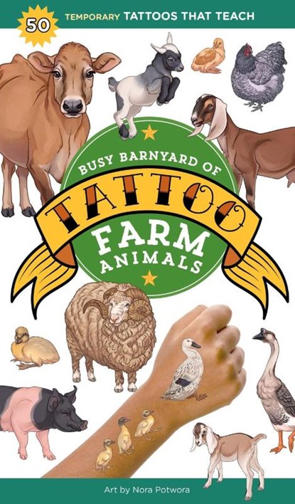 Busy Barnyard of Tattoo Farm Animals, Editors of Storey Publishing - Paperback - 9781635869514