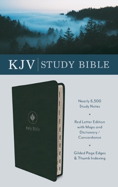 The KJV Study Bible (Indexed) [Evergreen Fog], Barbour Bibles - Gebonden - 9781636092713