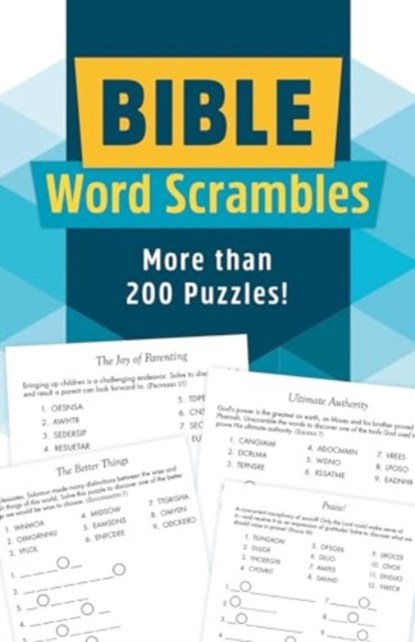Bible Word Scrambles: More Than 200 Puzzles!, Compiled by Barbour Staff - Paperback - 9781636099705