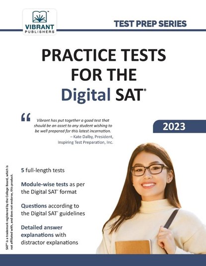 Practice Tests for the Digital SAT, Vibrant Publishers - Paperback - 9781636511573