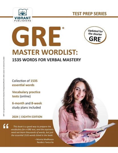 GRE Master Wordlist, Vibrant Publishers - Paperback - 9781636511962