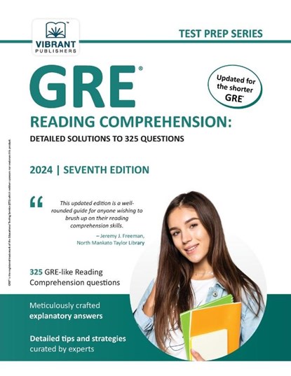 GRE Reading Comprehension, Vibrant Publishers - Paperback - 9781636512044