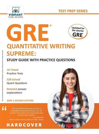 GRE Quantitative Reasoning Supreme, Vibrant Publishers - Gebonden - 9781636512099