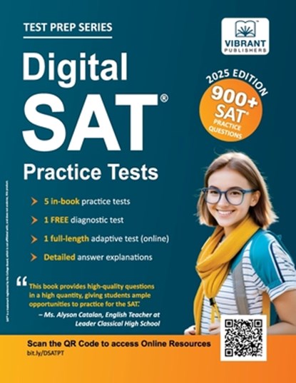 Digital SAT Practice Tests, Vibrant Publishers - Paperback - 9781636513355