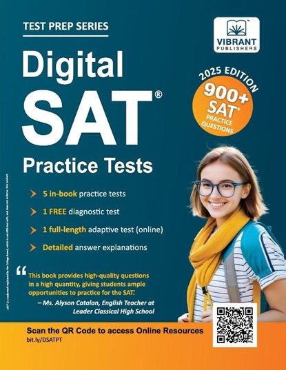 Digital SAT Practice Tests, Vibrant Publishers - Paperback - 9781636513355