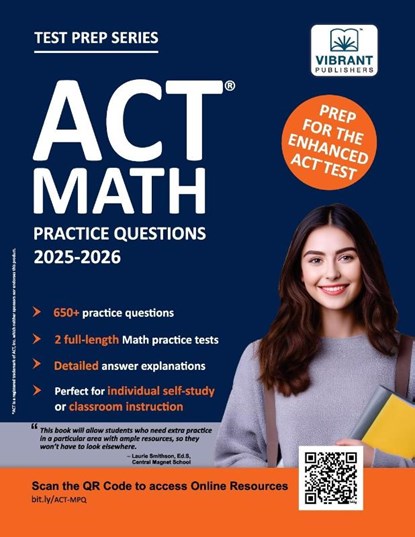 ACT Math Practice Questions, Vibrant Publishers - Paperback - 9781636515052