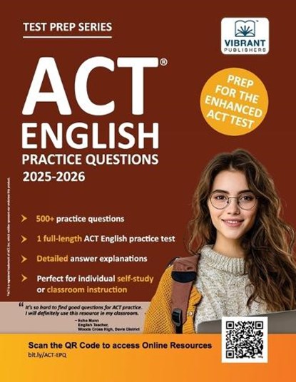 ACT English Practice Questions, Vibrant Publishers - Paperback - 9781636515625
