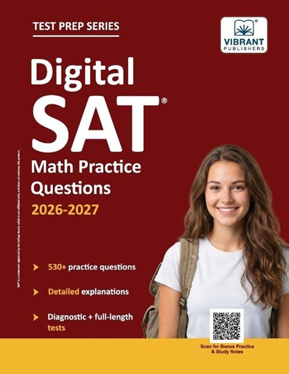 Digital SAT Math Practice Questions, Vibrant Publishers - Paperback - 9781636516943