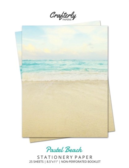 Pastel Beach Stationery Paper, Crafterly Paperie - Paperback - 9781636571317