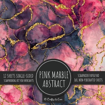 Pink Marble Abstract Scrapbook Paper Pad, Crafty as Ever - Paperback - 9781636572239