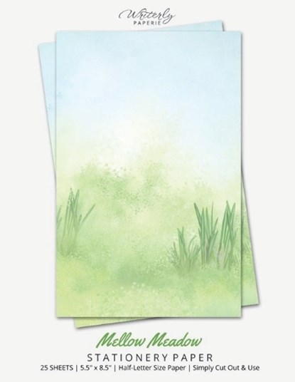 Mellow Meadow Stationery Paper, Writerly Paperie - Paperback - 9781636572512