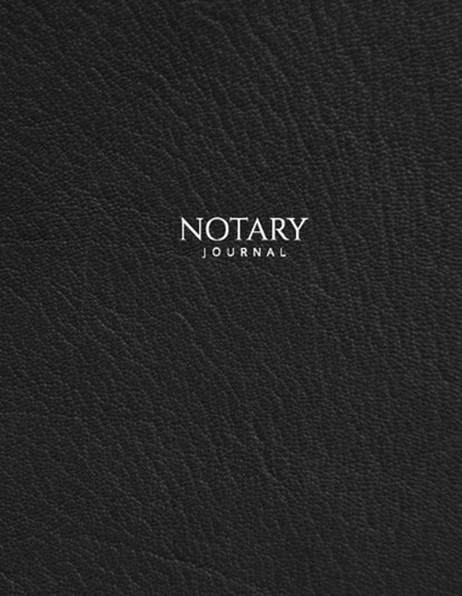 Notary Journal, Notes for Work - Paperback - 9781636573496