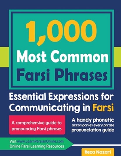 1000 Most Common Farsi Phrases, Reza Nazari - Paperback - 9781637190029