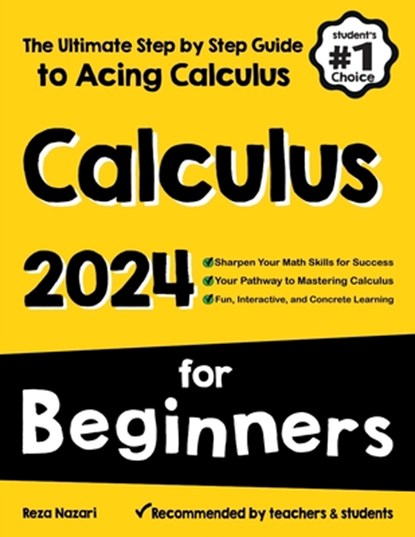 Calculus for Beginners, Reza Nazari - Paperback - 9781637195673