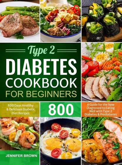 Type 2 Diabetes Cookbook for Beginners, Jennifer Brown - Gebonden - 9781637333945