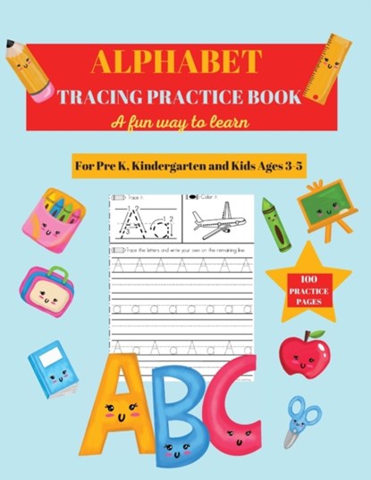 Alphabet Practice Tracing Book, Andrea D Clarke - Paperback - 9781637600276