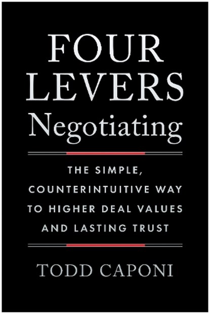 Four Levers Negotiating, Todd Caponi - Gebonden - 9781637748404