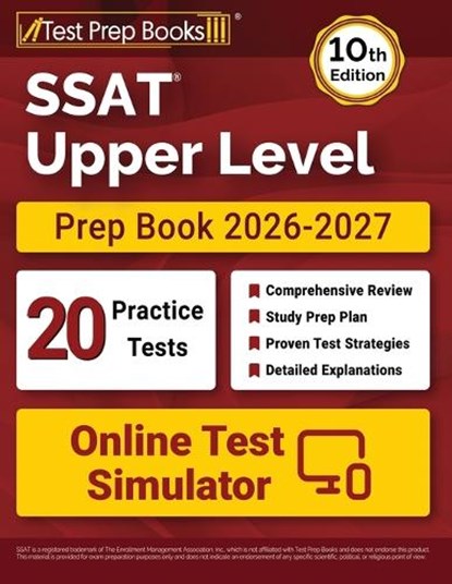 SSAT Upper Level Prep Book 2026-2027, Lydia Morrison - Paperback - 9781637751251