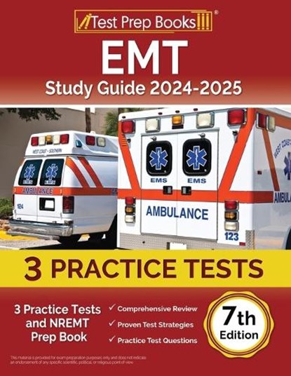 EMT Study Guide 2024-2025: 3 Practice Tests and NREMT Prep Book [7th Edition], Lydia Morrison - Paperback - 9781637751879