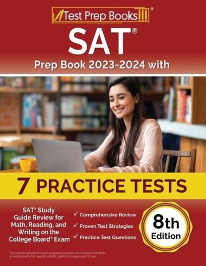 SAT Prep Book 2023-2024 with 7 Practice Tests, RUEDA,  Joshua - Paperback - 9781637753385