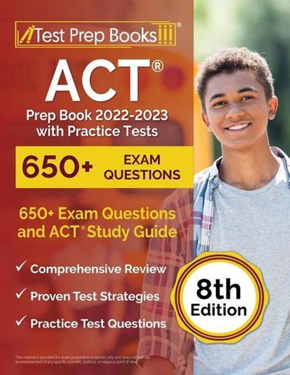 ACT Prep Book 2022-2023 with Practice Tests, Joshua Rueda - Paperback - 9781637755839