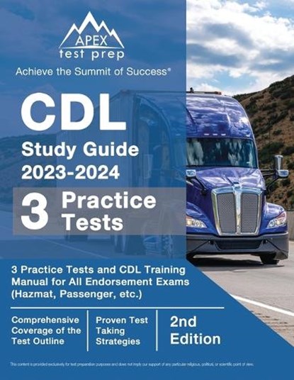 Cdl Study Guide 2023-2024, Apex Test Prep - Paperback - 9781637757765